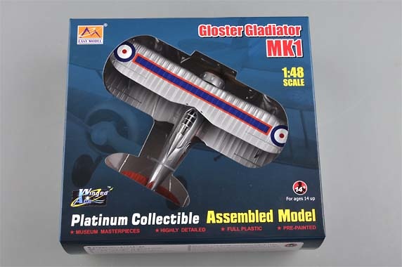 Gloster Gladiator MK-1, RAF 72 Sqn., 1:48, Easy Model 