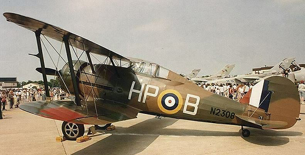Gloster Gladiator Mk II, RAF, Escuadrón 247, N2308, RAF Roborough, Batalla de Inglaterra, Agosto, 1940, 1:72, Corgi 