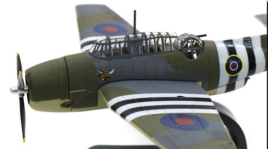 Grumman Avenger, J2490 855, Escuadrón Hawkinge, Junio, 1944, 1:72, Oxford 