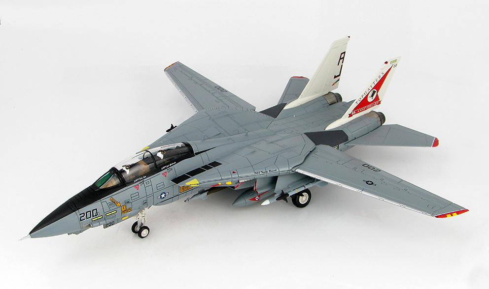 Grumman F-14A Tomcat, 162698, VF-14 Tophatters, 80 Aniversario, 1999, 1:72, Hobby Master 