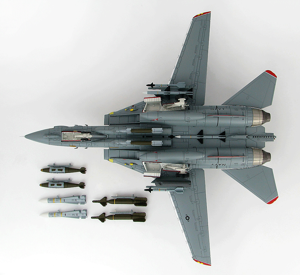 Grumman F-14A Tomcat, 162698, VF-14 Tophatters, 80th Anniversary, 1999, 1:72, Hobby Master 