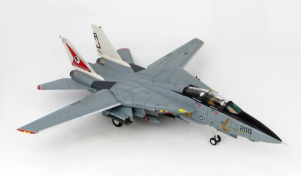 Grumman F-14A Tomcat, 162698, VF-14 Tophatters, 80th Anniversary, 1999, 1:72, Hobby Master 