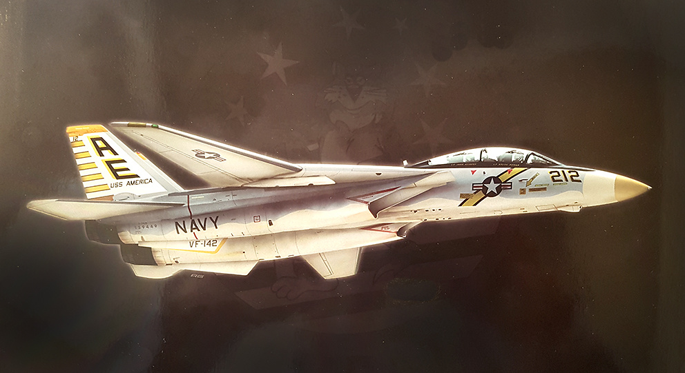 Grumman F-14A Tomcat VF-142 Ghostriders, 1:72, Calibre Wings 