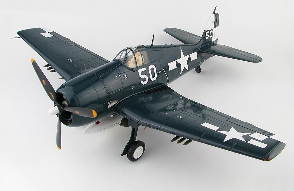 Grumman F6f 5 Hellcat Jolly Rogers White 50 Vf 17 Uss Hornet