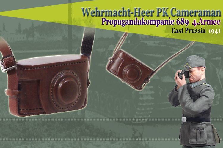 Gunter Metzger, Wehrmacht-Heer PK Cameraman, Propagandakompanie 689, Prusia, 1941, 1/6, Dragon Figures 