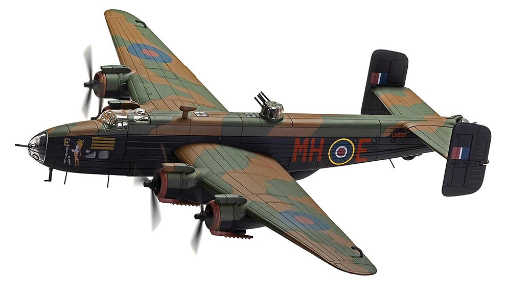 Halifax B.III LV937/MH-E ‘Expensive Babe’, RAF No.51 Squadron, Snaith, March 1945, Halifax Centurion, 1:72, Corgi 