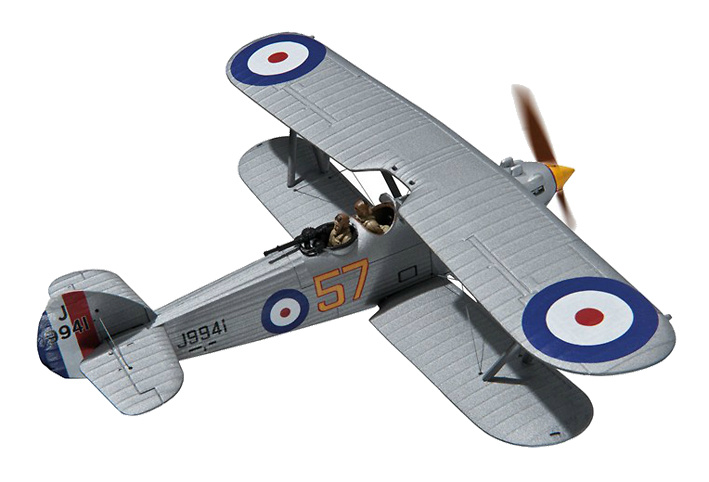 Hawker Hart J9941, 54 Sqn, RAF Museum, Hendon, 1:72, Corgi 