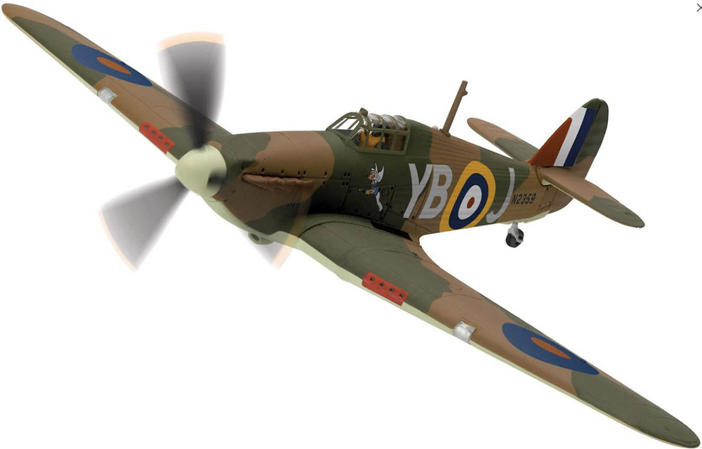 Hawker Hurricane Mk.1, ‘Winged Popeye’, Debden, 1940, 1:72, Corgi 