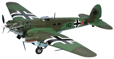 Heinkel He 111P-2, Luftwaffe 2./KG 27, 1:48, Franklin Mint 