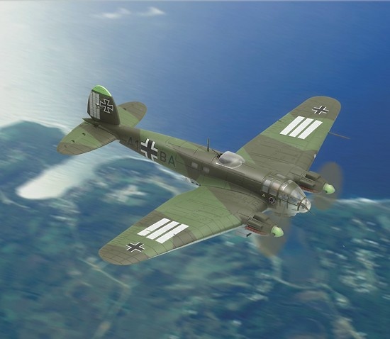 Heinkel He111, Luftwaffe, Battle of Britain, 1941, 1:48, Franklin Mint 