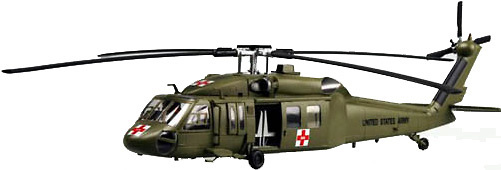 Helicóptero Augusta Bell UH60A, MedEvac, 1:72, Easy Model 