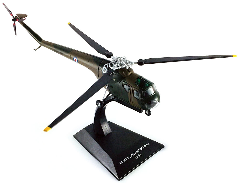 Helicóptero Bristol Sycamore HR.14, Reino Unido, 1:72, Planeta DeAgostini 