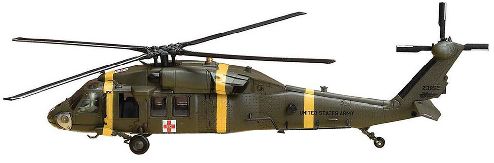 Helicóptero Sikorsky UH-60M MEDEVAC Black Hawk Helicopter, 377th Medical Company, Corea del Sur, Abril, 2007, 1:72, Air Force One 