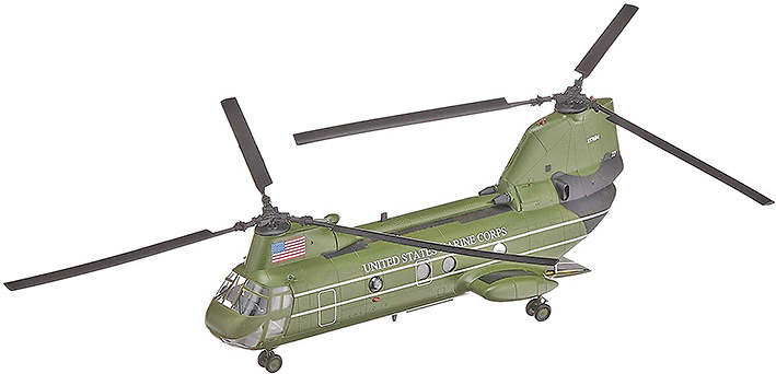 Helicopter CH-46F, Marines, Seaknight, 1:72, Easy Model 