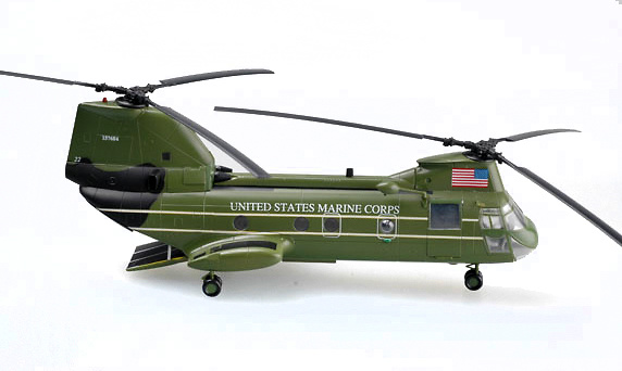 Helicopter CH-46F, Marines, Seaknight, 1:72, Easy Model 