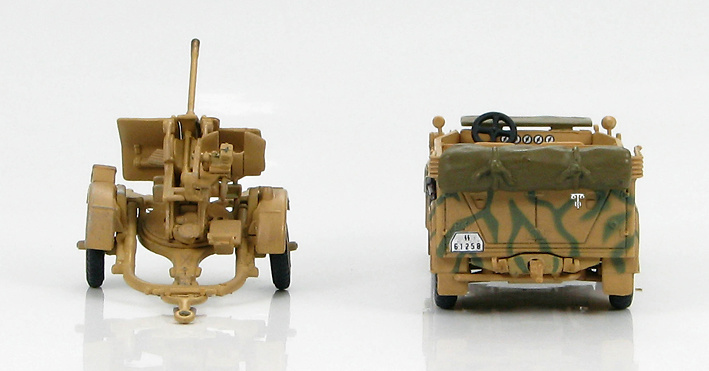 Horch 1a with 20mm Flak 38 European Theatre, WWII , 1:72, Hobby Master 