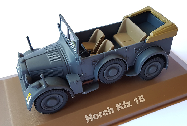 1:43 HORCH KFZ 15 CAR MINT/UNOPENED/SEALED ATLAS EDITIONS 