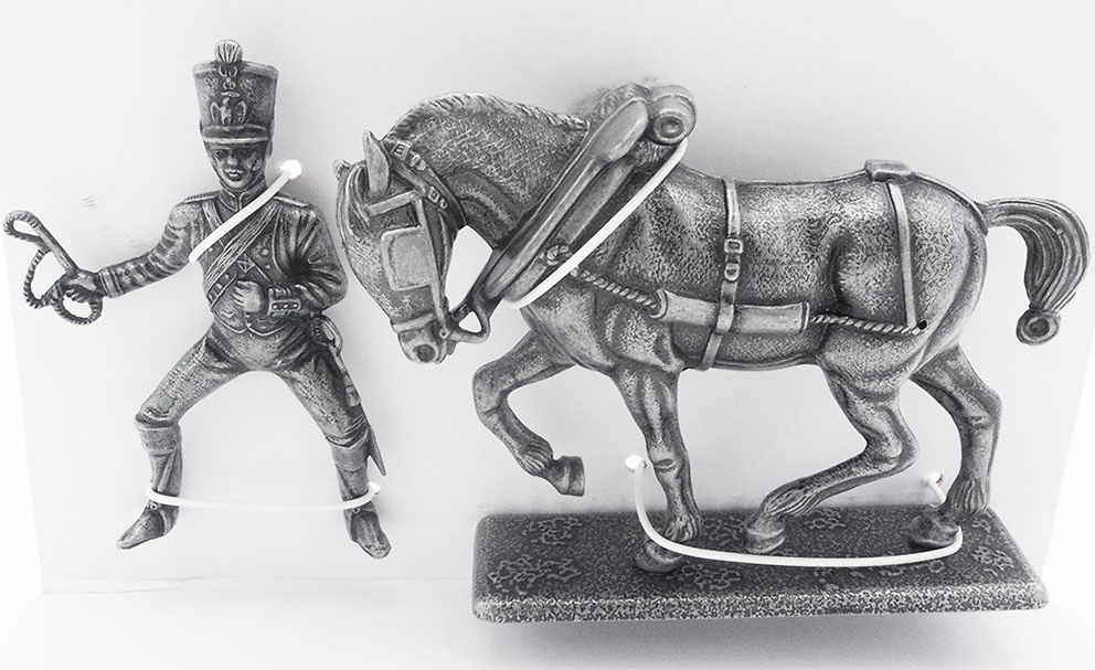 Horse of the Right Front of Artillery, Artillery Rider, 1:24, Atlas Editions 