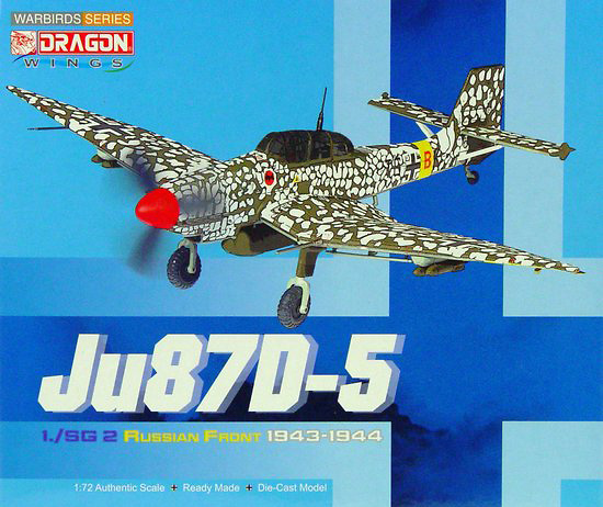 JU87D-5 1./SG-2 'Immelmann' Russian Front, 1943-44, 1:72, Dragon Wings 