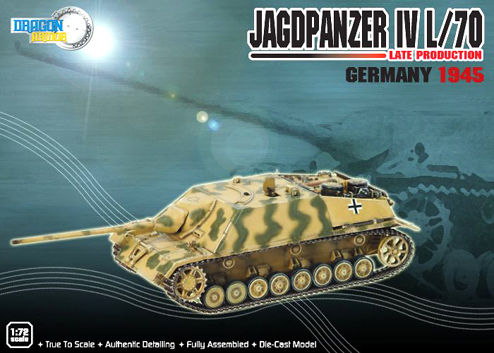 Jagdpanzer IV, L/70, Producción Tardía, Alemania, 1945, 1:72, Dragon Armor 