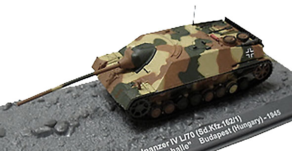 1/72 Diecast Tiger II Budapest 1944-1945 Tank Model Collection 