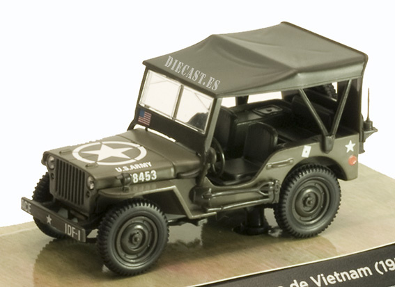 Jeep Willys MB, Guerra de Vietnam, 1:43, Norev 