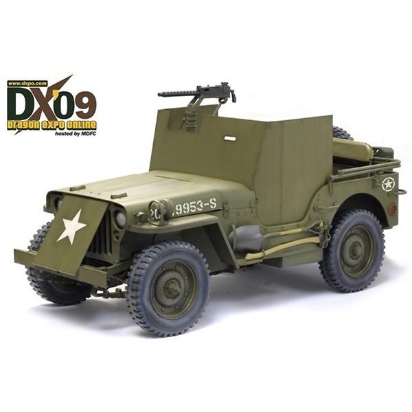 Jeep w/Armor Plating, US WWII, 1:6, Dragon Figures 