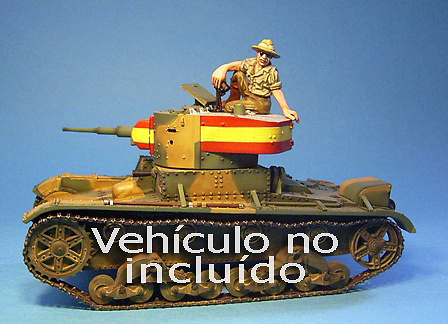 Jefe de Carro T-26, Guerra Civil Española, 1:30, John Jenkins 
