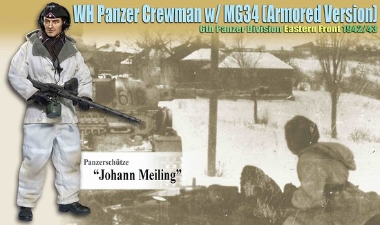 Johann Meiling, Panzerschütze, Eastern Front 1942/43, 1:6, Dragon Figures 