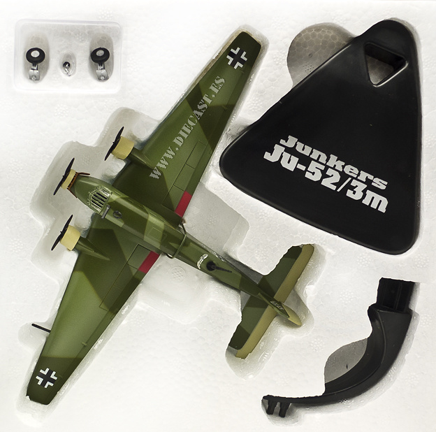 Junkers Ju-52/3m, Alemania, 2ª Guerra Mundial, 1:144, Atlas 