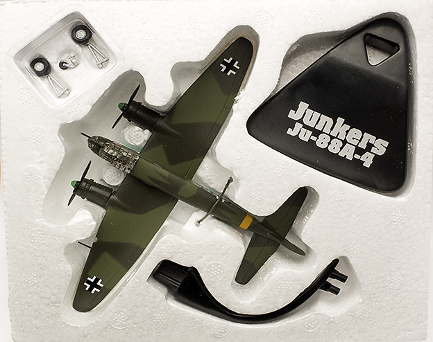 Junkers Ju-88A-4, Alemania, 2ª Guerra Mundial, 1:144, Atlas 