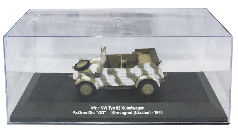 Kübelwagen Typ 82, Kfz.1 VW, Pz.GrenDiv. Gross Deutschland, Kirivogrado, Ucrania, 1944, 1:43, Atlas 