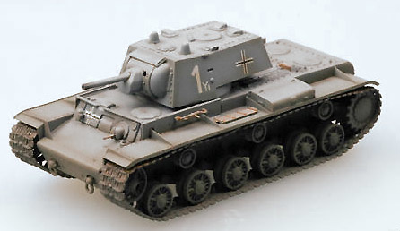 KV-1 Captured, 8th Panzer Division, 1:72, Easy Model 