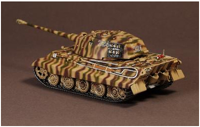 King Tiger Ausf.B Sd.Kfz. 182, torreta Porsche, Francia, 1944, 1:72, War Master 