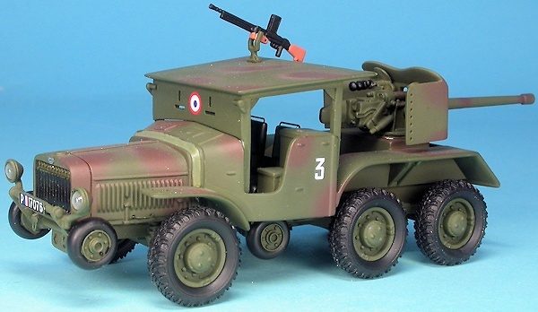 Laffly W15 TCC, car hunting vehicle, France, 2nd World War, 1:48, Gasoline 