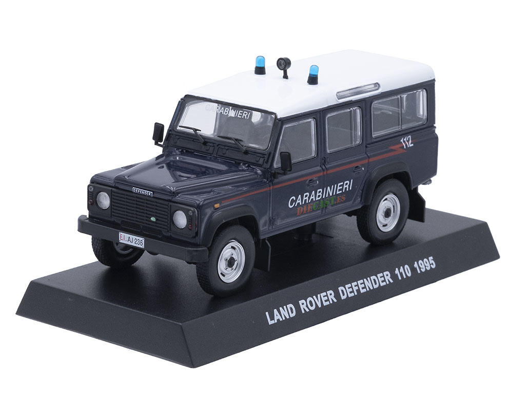 Land Rover Defender 110, Italia, 1995, 1/43, Colección Carabinieri 