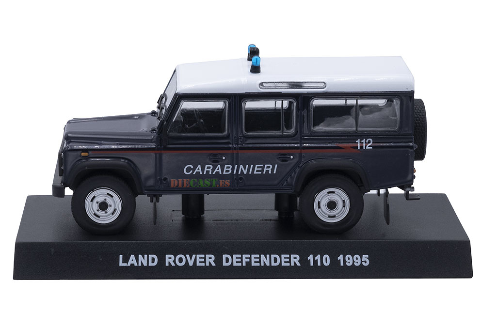 Land Rover Defender 110, Italia, 1995, 1/43, Colección Carabinieri 