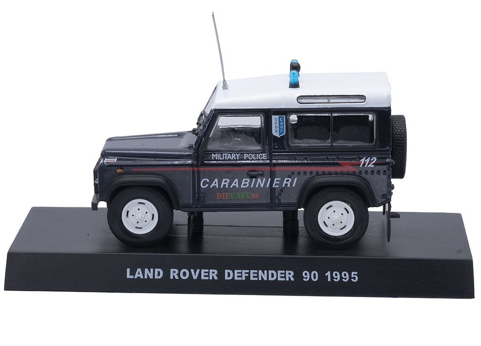 Land Rover Defender 90, Italia, 1995, 1/43, Colección Carabinieri 