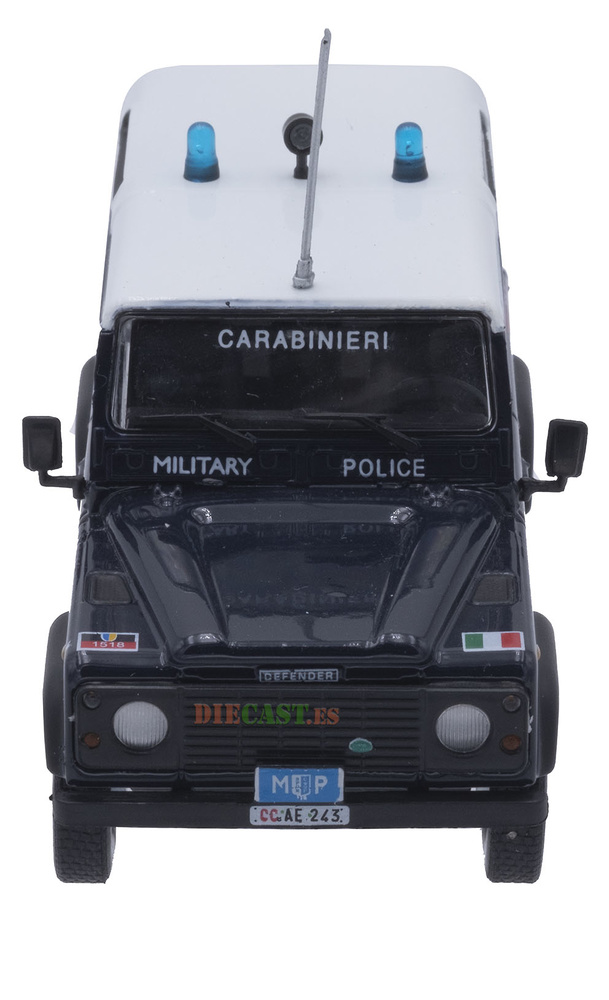 Land Rover Defender 90, Italia, 1995, 1/43, Colección Carabinieri 