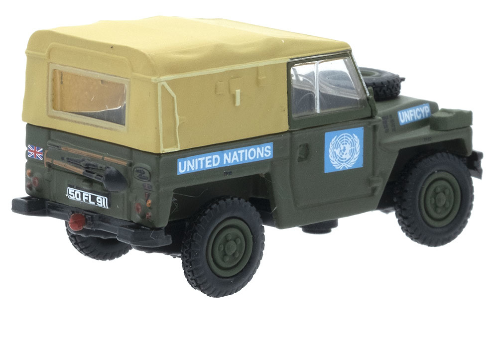 Land Rover Ligero 1/2 Ton, Naciones Unidas, 1983, 1:76, Oxford 