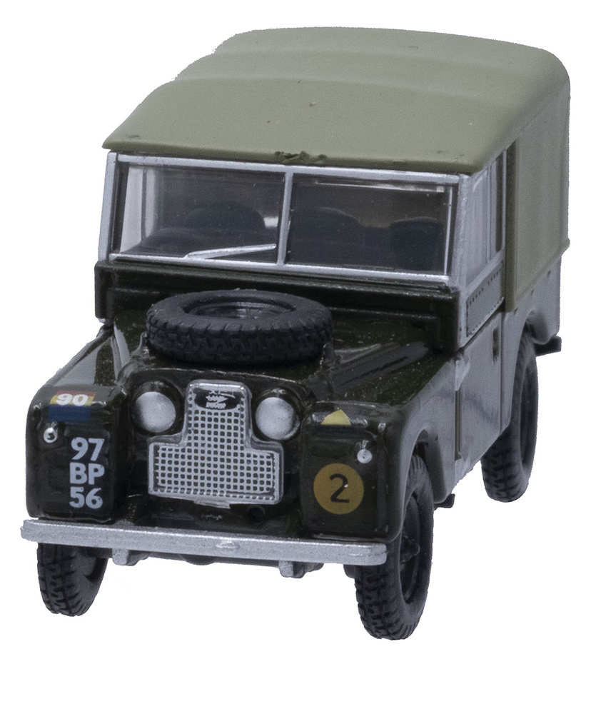 Oxford Military 1/76 Series 1 Land Rover 88" canvas top Sand 76LAN188002 