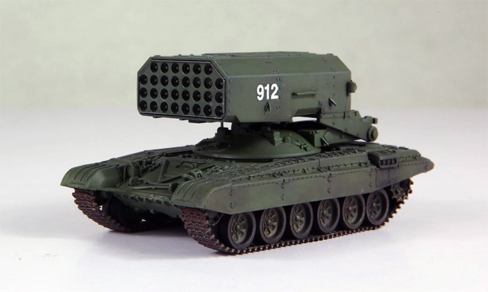 Lanzallamas TOS-1, Ejército Soviético, 1989, 1:72, Modelcollect 