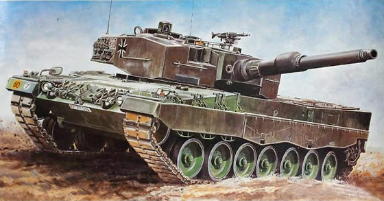 Leopard 2, Main Battle Tank, 1:35, Italeri 