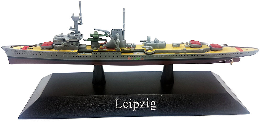 Light Cruise Leipzig, Kriegsmarine, 1928, 1: 1250, DeAgostini 
