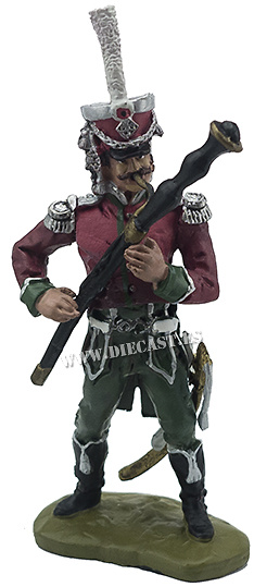 Músico del 7º Regimiento de Cazadores a Caballo, 1809, 1:32, Hobby & Work 