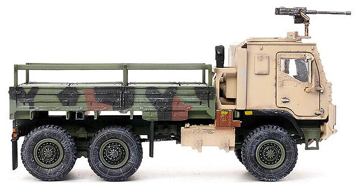 M1083 FMTV, Armored 6x6 5-Ton Truck with Gun Dual Camouflage US Army, 1:72, Panzerkampf 