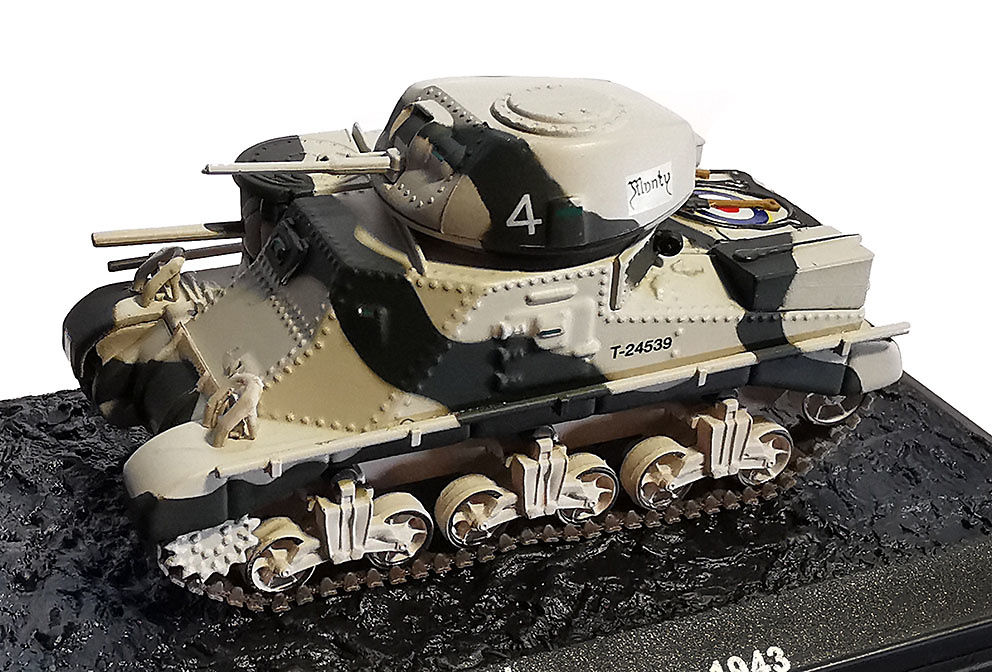 Die cast 1/72 Modellino Carro Armato Tank M3 Grant Mk.I Tripoli 1943 