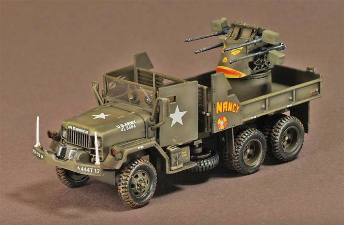 M35 2.5 Ton Gun Truck, Hamburguer Hill, Vietnam, 1968, 1:72, War Master 