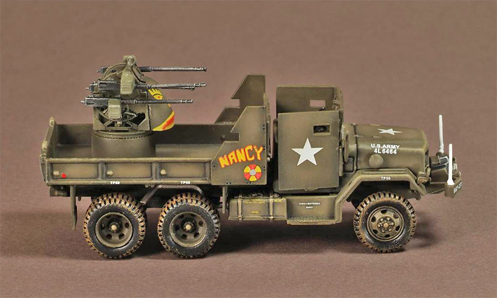 M35 2.5 Ton Gun Truck, Hamburguer Hill, Vietnam, 1968, 1:72, War Master 