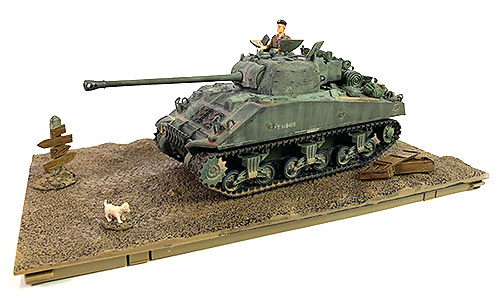 M4 Sherman Firefly, British Army 8th Armored, Bgd 13/18th Hussars, Normandy, D-Day, , 1:32, Forces of Valor 